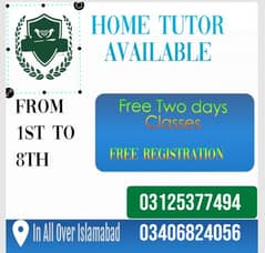 Home Tutor Available