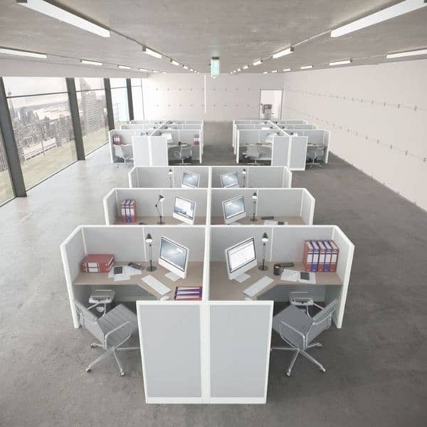 Cubicle Table , office chair and  Office center table 9