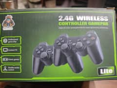 2.4G WIRELESS CONTROLLER  2 PLAYER VIDEO GAME 1000+ GAMES