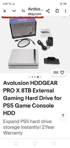 external gaming storage 8 tb HDD