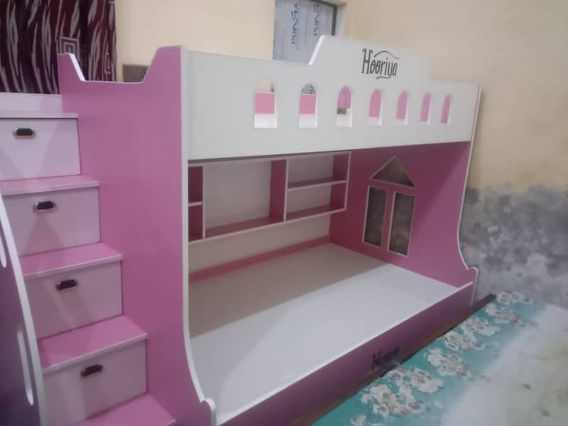 Bunk bed | Kid wooden bunker bed | Baby bed | Double bed | Triple bed 15