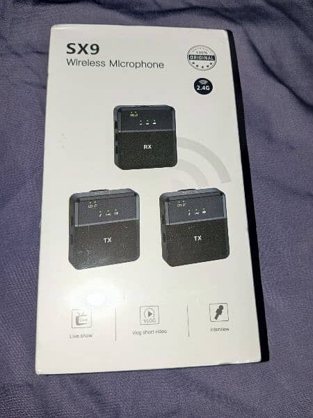 SX9 Dual Mic Professional Wireless Microphone 3