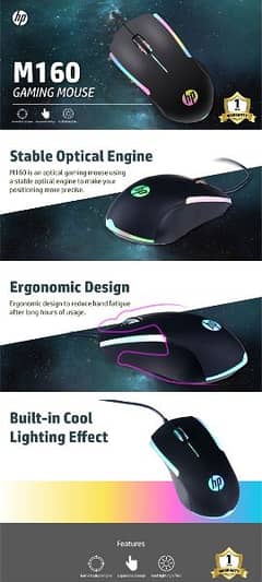 HP M160 RGB Mouse