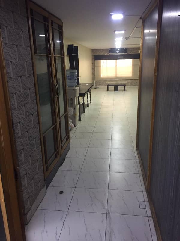 Defence DHA phase 5 badar commercial Furnish office meeznine floor available for rent 2