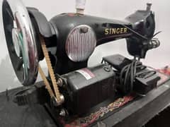 Singer sewing machine with motor