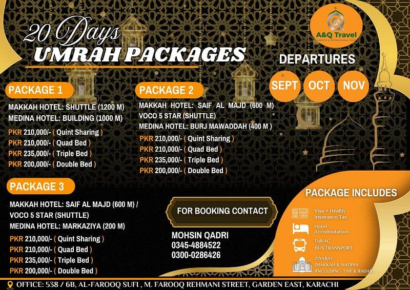 Umrah Packages from Pakistan/Umrah Packages 2024/Umrah Package/Travel 0