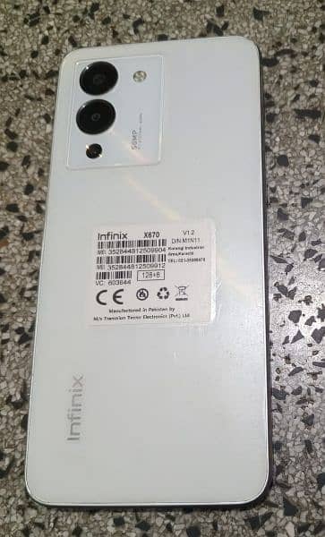 Infinix note 12 x670 8