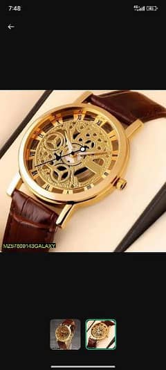 luxury watch leather strap bussiness watch