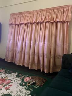 imported silk curtains