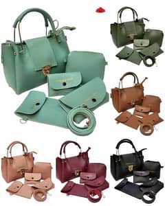 Women's 5 PCs Handbag for sale