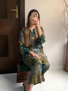 2 PC's women's printed suit