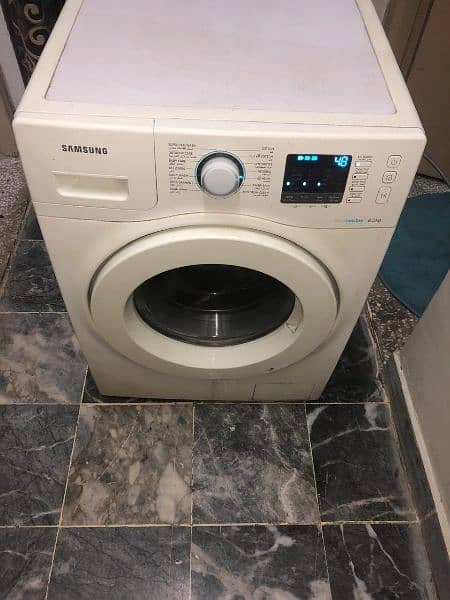 Samsung fully automatic front load washing machine 6