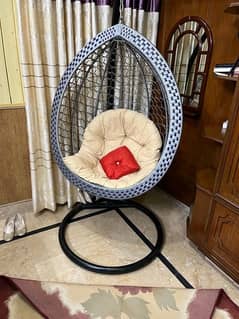 Egg Hanging Swing Chair with cushion