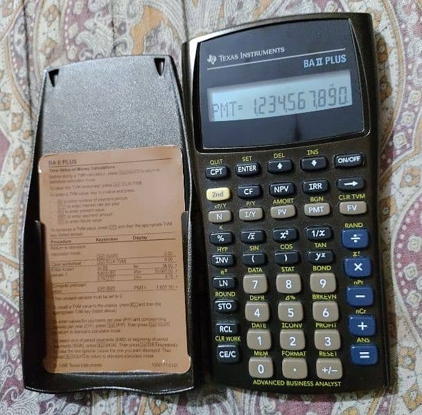 TEXAS INSTRUMENTS BA2 PLUS FINANCIAL CALCULATOR 2