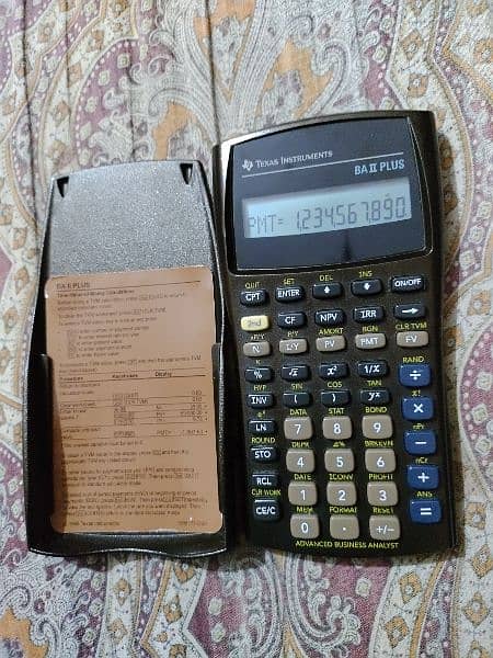 TEXAS INSTRUMENTS BA2 PLUS FINANCIAL CALCULATOR 6