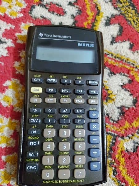 TEXAS INSTRUMENTS BA2 PLUS FINANCIAL CALCULATOR 7