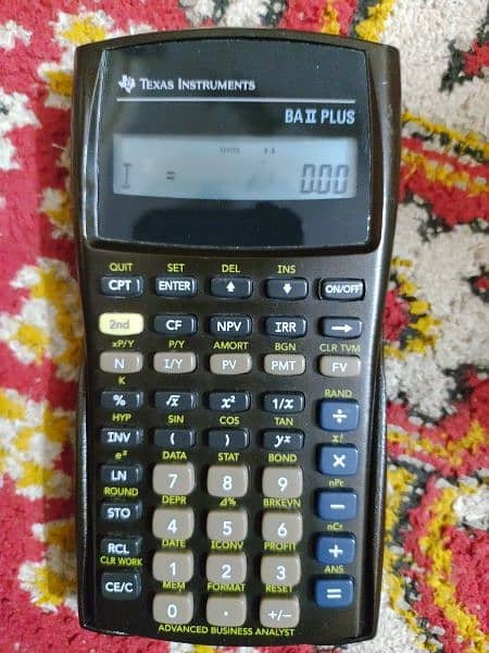 TEXAS INSTRUMENTS BA2 PLUS FINANCIAL CALCULATOR 9