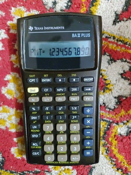 TEXAS INSTRUMENTS BA2 PLUS FINANCIAL CALCULATOR 10