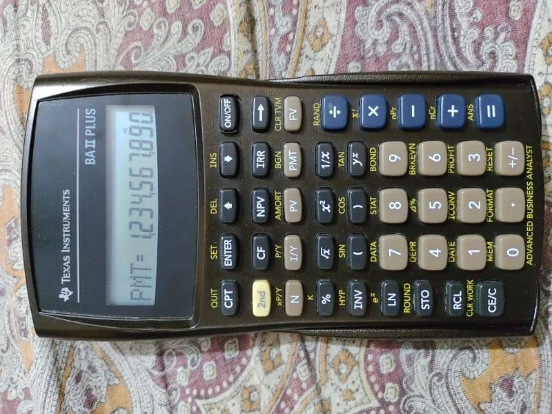 TEXAS INSTRUMENTS BA2 PLUS FINANCIAL CALCULATOR 1