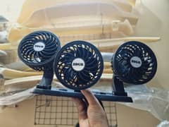 Triple Head Car Dashboard Fan (Only 3500)