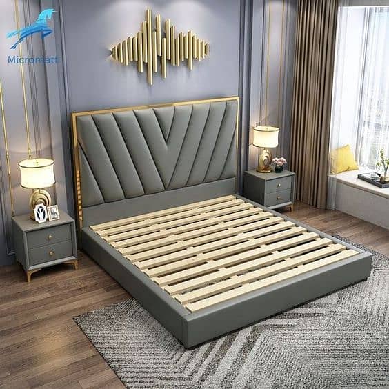 Poshish bed\Bed set\double bed\king size bed\Luxury bed 9