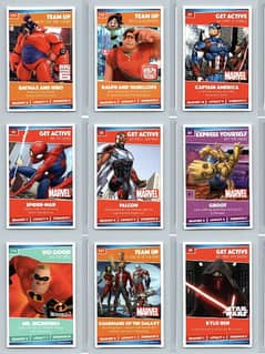 Superheroes Amazing Power Action Cards original