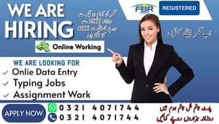 Part time/ Online job/ Data Entry/ Typing/ Assignment/ Teaching