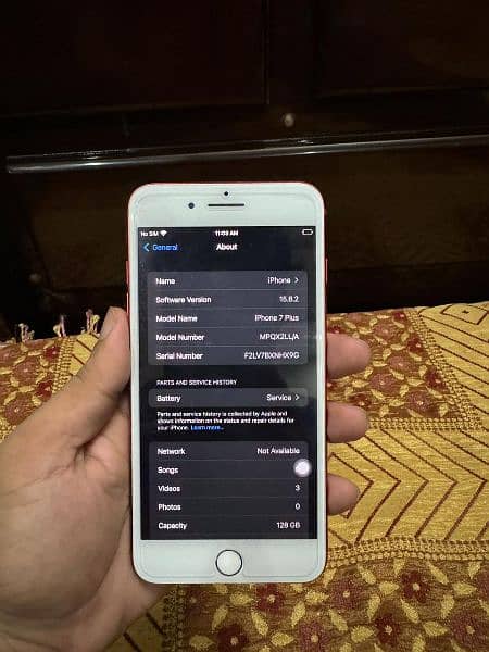 iPhone 7plus
 pta approved 
128 gb 1