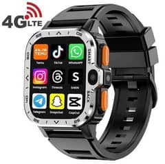 4G sim smartwatch with Front Camera