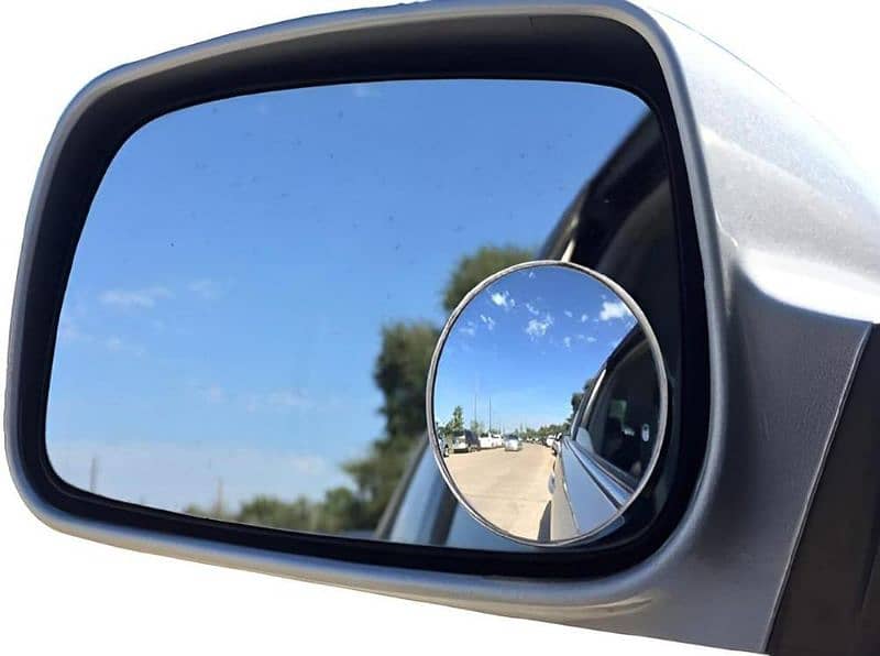 2 PCs car round side mirror 5