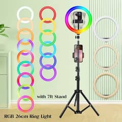 Ring light with stand