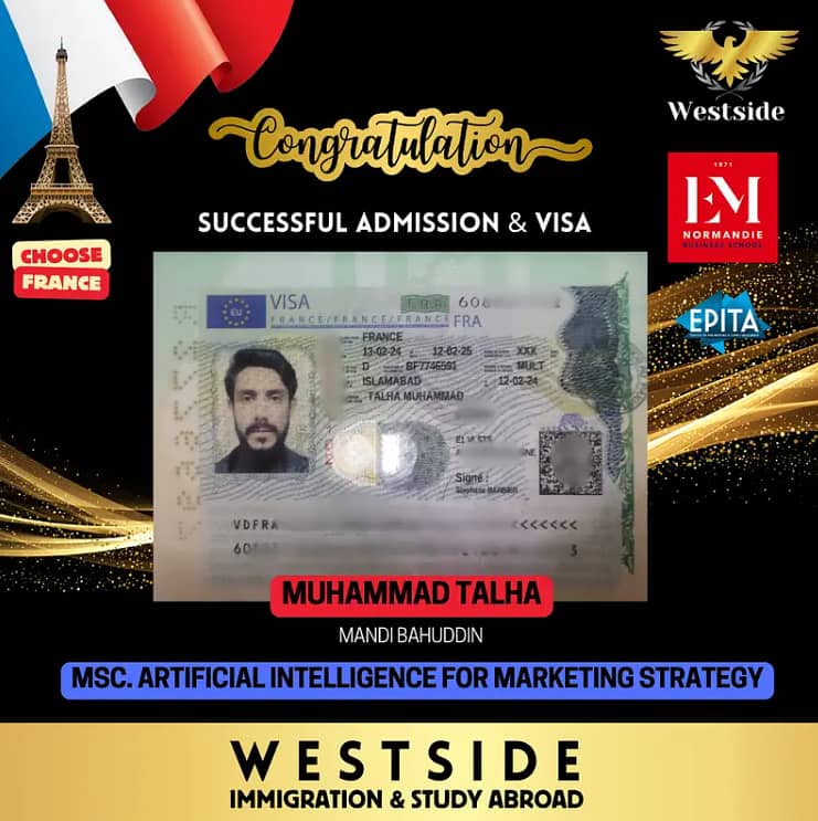 STUDY VISA FRANCE || NO IELTS || QUICK ADMISSION & HIGHEST VISA RATIO 17