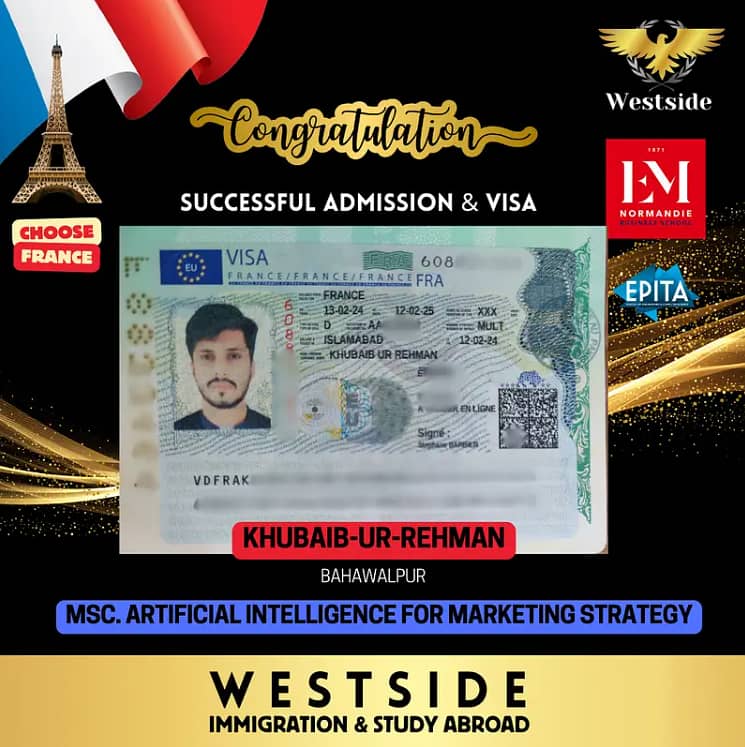 STUDY VISA FRANCE || NO IELTS || QUICK ADMISSION & HIGHEST VISA RATIO 13