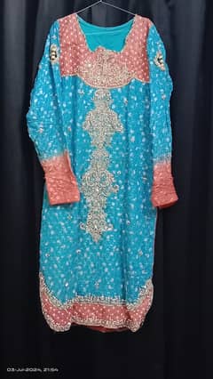 Handmade zari work dress