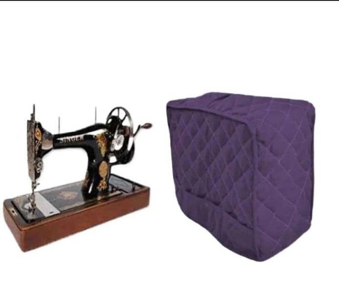 Cotton Plain Quilt Sewing Machine Cover 3