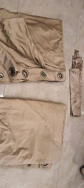 Velvet curtain (Beige color) 7