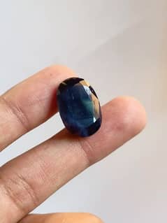 Beautiful Natural 27.56 CT Afghanistan Blue Sapphire certified