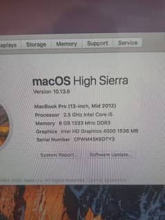 Macbook pro (13inch, 512gb, 8gb ram