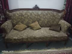 Sheeshum wood sofa set