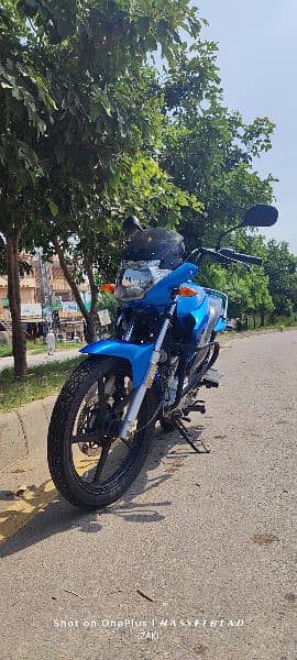 YAMAHA YBR 125 BLUE COLOR 3