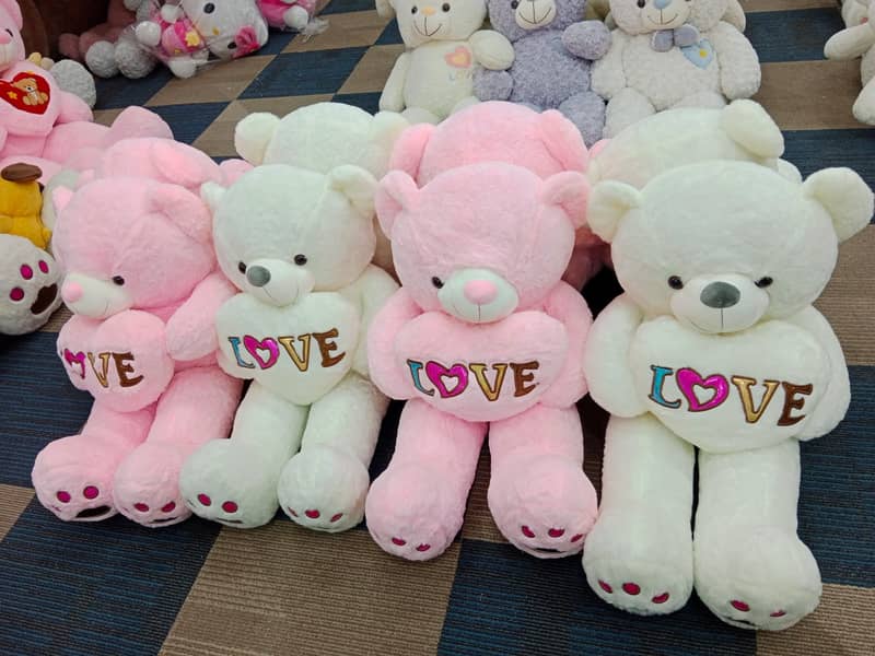 Teddy bears new stock with High quailty stuff and soft ph# 03195299915 3