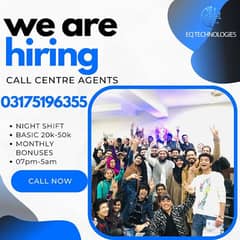 Need Staff For Night Shift Call Centre