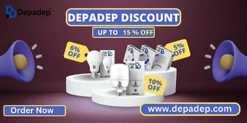 LED bulbs, down lights, ice panels, Depadep 0