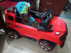 Kids jeep car electric battery operated big size (with remote control)