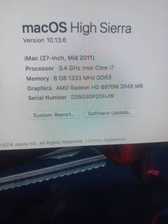 iMac 2011 27 inches