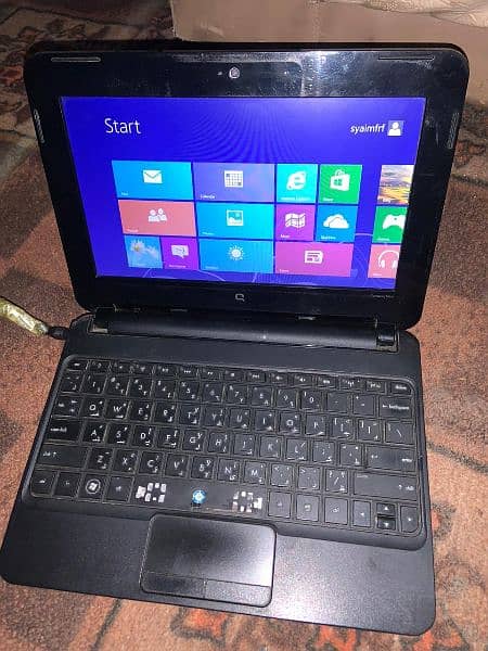 Hp Compaq laptop for sell 1gb 120gb with charger window 8 install 2