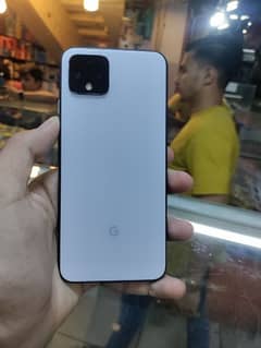 The mobile model is Google pixel 4.