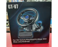 GT-V7 Steering Wheel Racing PS3 PS4 PS5 Android PC Xbox-