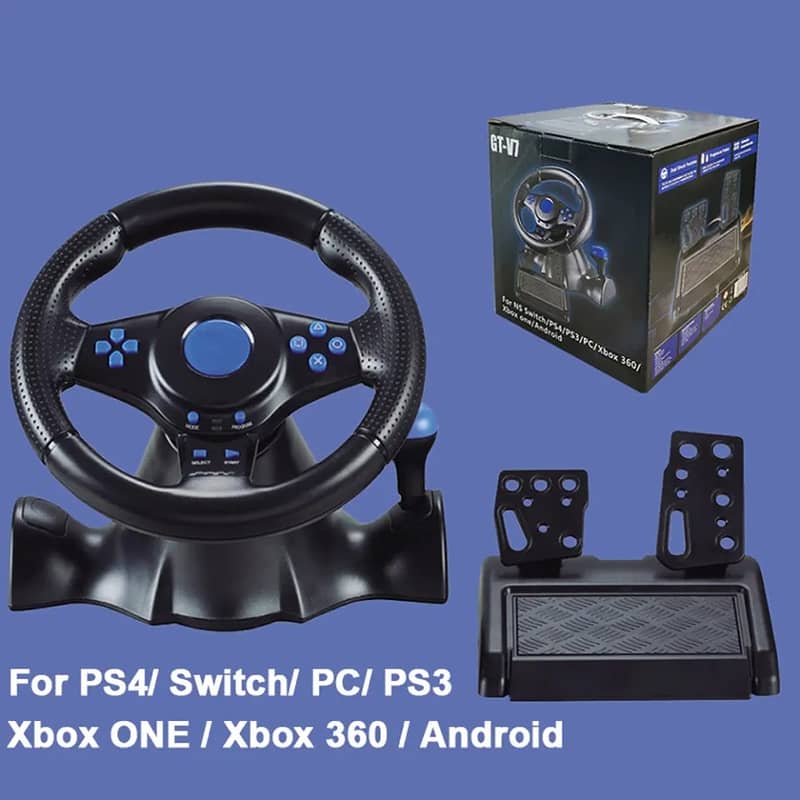 GT-V7 Steering Wheel Racing PS3 PS4 PS5 Android PC Xbox- 1