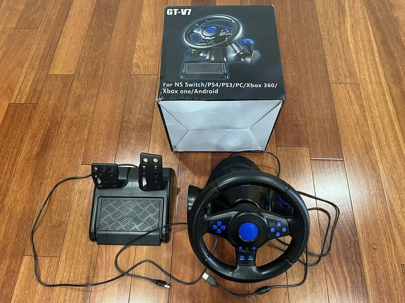 GT-V7 Steering Wheel Racing PS3 PS4 PS5 Android PC Xbox- 8